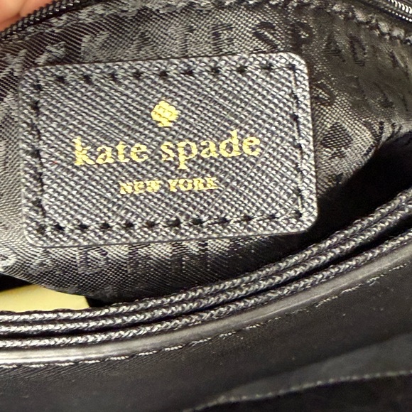 Kate Spade Saffiano Leather Carsen Laurel Way Black Crossbody Bag - Picture 10 of 12